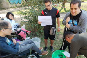 Participantes en una de las actividades del proyecto Living Rivers