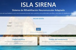 Captura de pantalla de la web de Isla Sirena