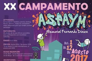 Cartel Campamento ASPAYM