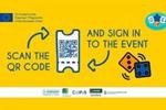 Imagen de la cartelería con el código QR para inscribirse al evento multiplicador del proyecto "The Gamification of Employment"