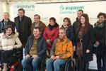 Foto de asistentes a la presentación del 30 aniversario de ASPAYM CYL