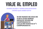 Cartel del a actividad Viaje al Empleo