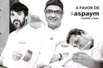 Los tres chef que van a realizar la cena en favor de ASPAYM CyL