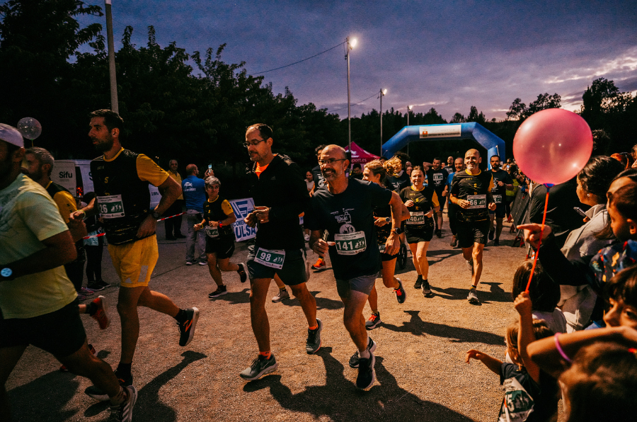 corredores de las carreras de 5 y 10 km